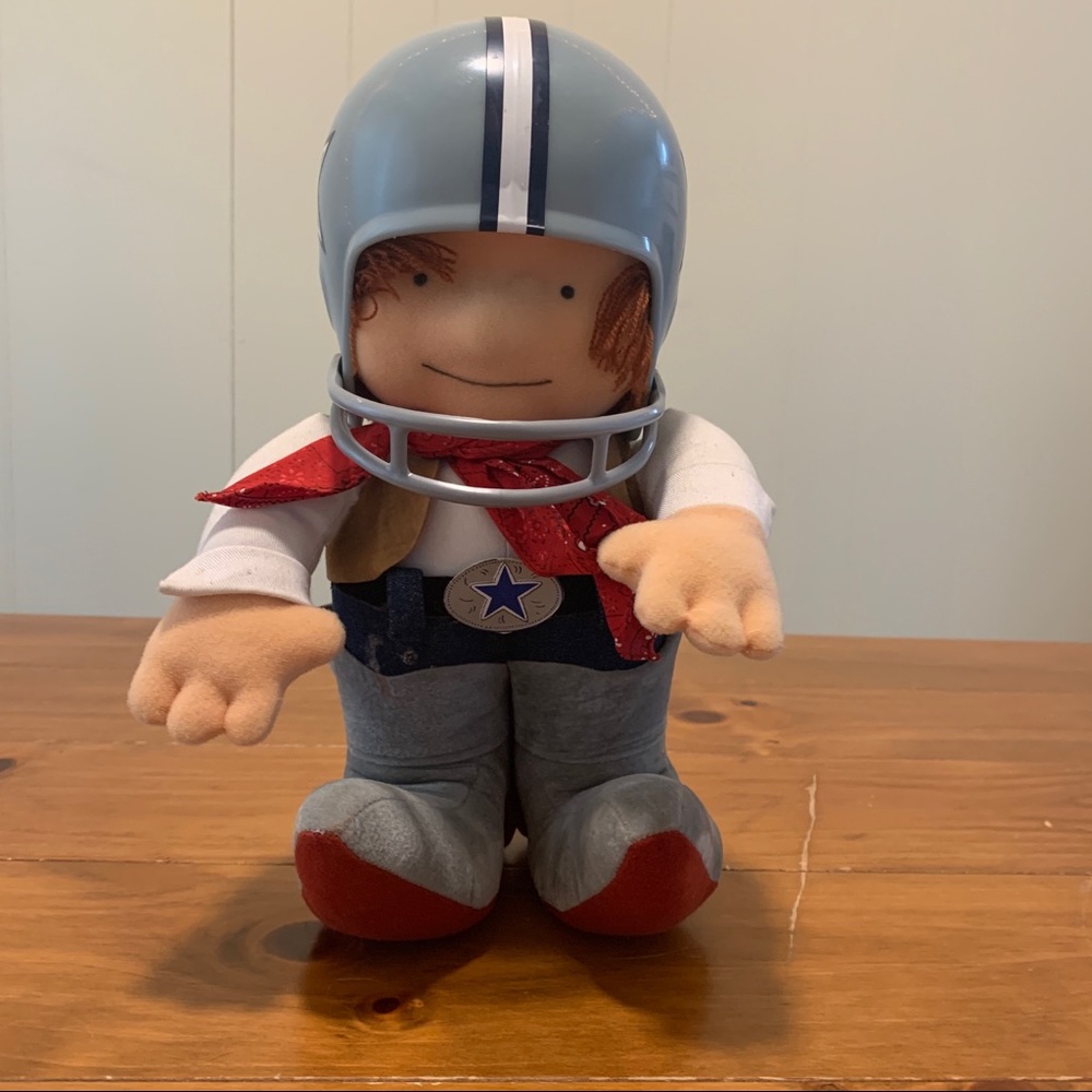 Vintage Dallas Cowboys Plush Stuffed Mascot Doll